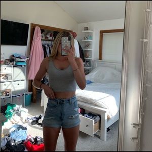 Abercrombie jean shorts